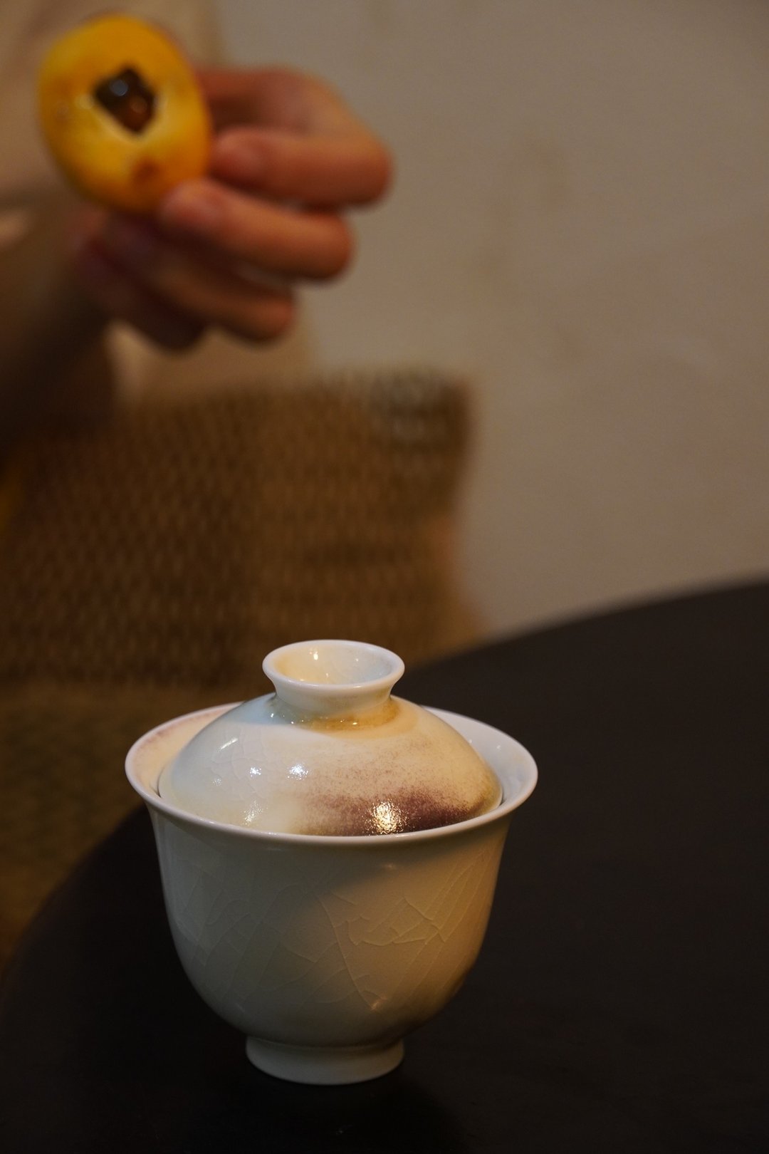 窑变石矿釉盖碗 - 茶具/茶杯 - 瓷 