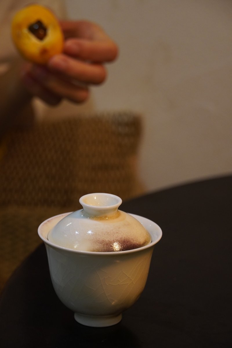 窑变石矿釉盖碗 - 茶具/茶杯 - 瓷 