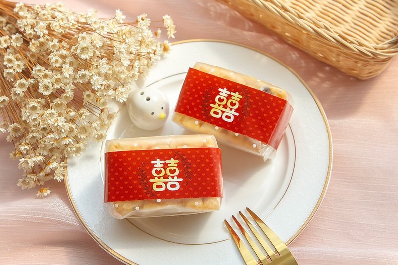 点点磨砂袋装沙琪玛 婚礼小物 位上礼 二次进场 迎宾礼 - 零食/点心 - 新鲜食材 多色