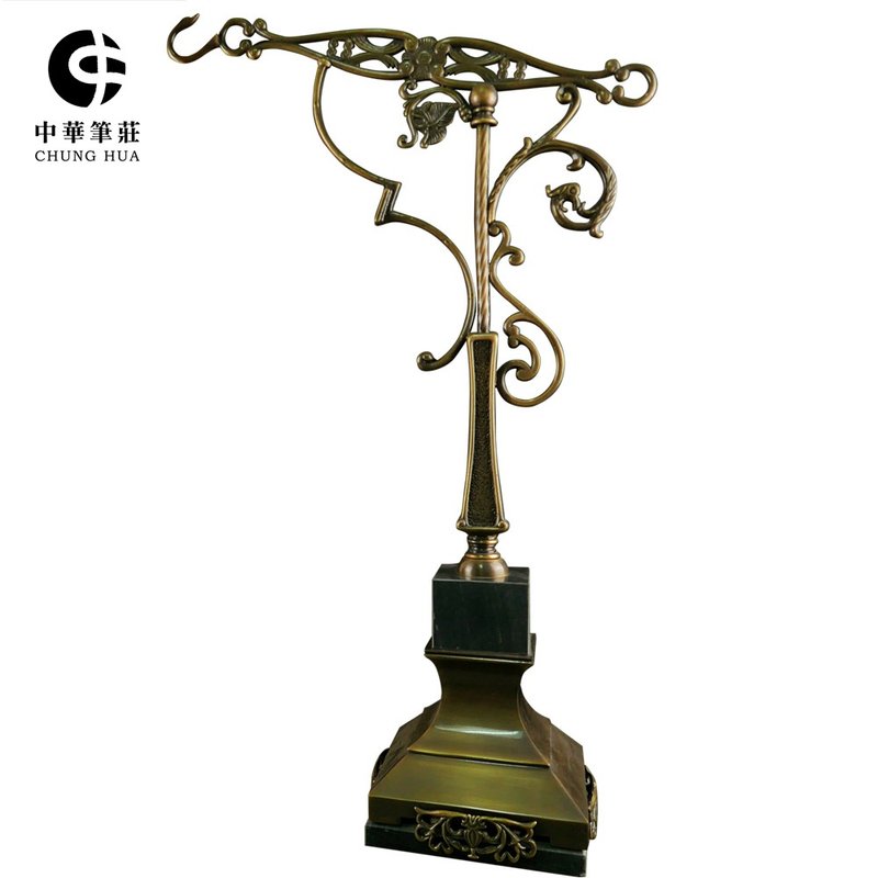 【大型挂笔架】艺术铜制笔架 A款 - 高65cm 独创设计收藏艺品 - 其他书写用品 - 铜/黄铜 咖啡色