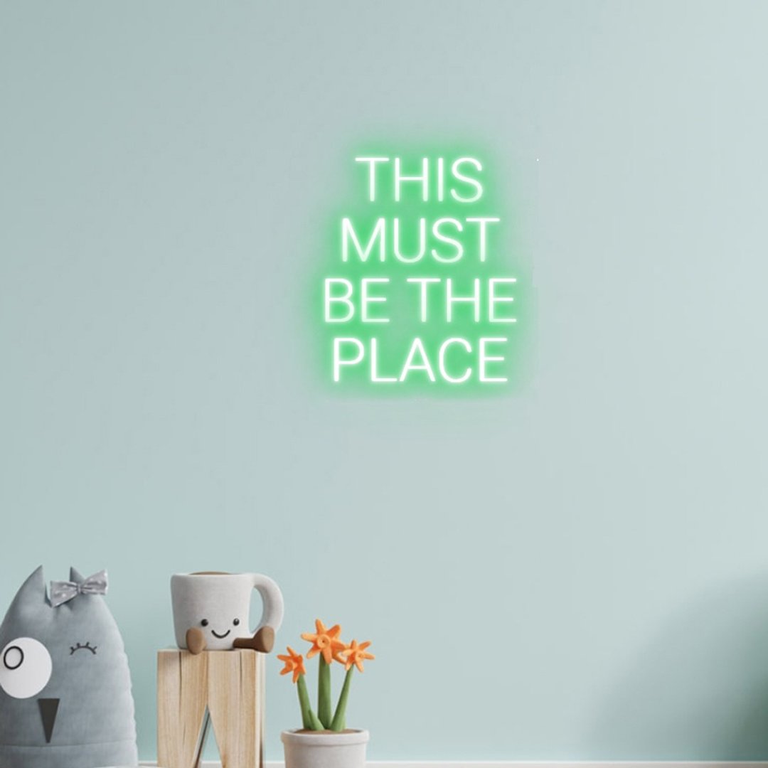 THIS MUST BE THE PLACE 霓虹灯LED发光字Neon Sign 床头灯 - 灯具/灯饰 - 压克力 透明
