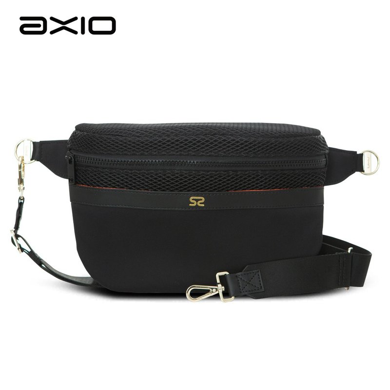 AXIO Tara Waistbag 轻量休闲胸跨包(ATW-447) - 侧背包/斜挎包 - 其他材质 黑色