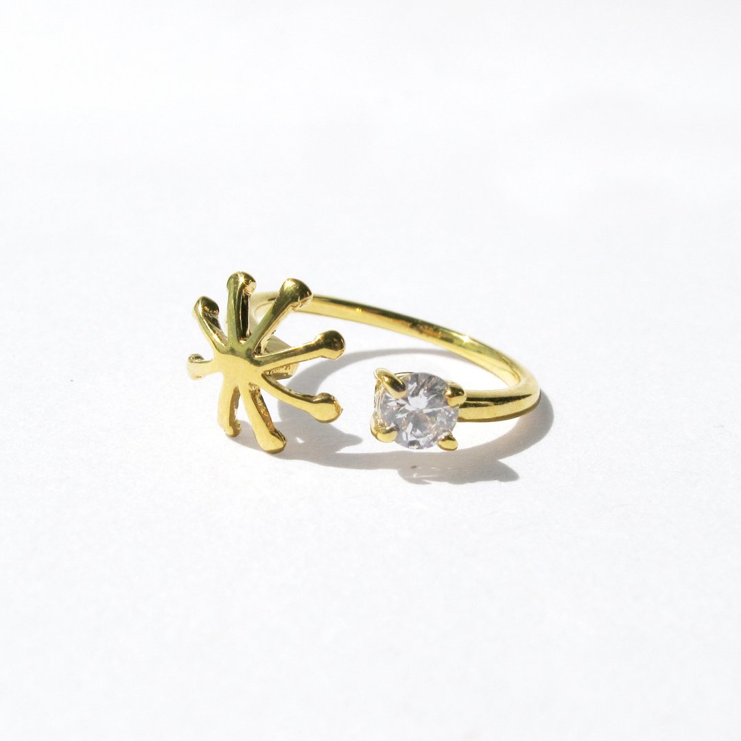 Silver Ring - Star Rings - Adjustable Ring - Minimalist Jewelry - 戒指 - 纯银 