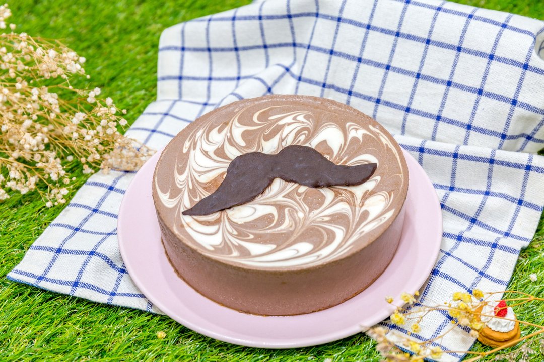 摩卡生奶酪/生日蛋糕/生酮/独特拉花 - 蛋糕/甜点 - 新鲜食材 蓝色