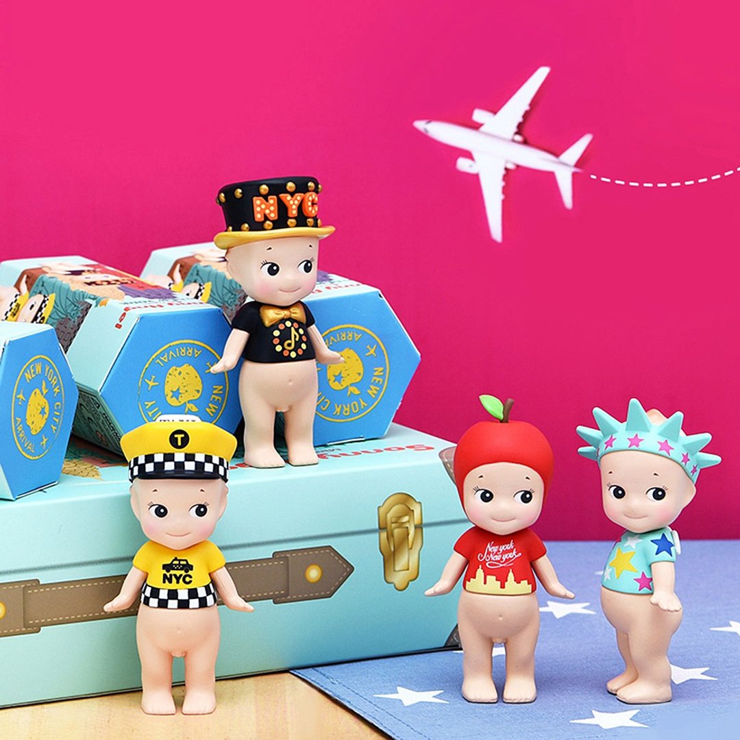 SonnyAngel│2019 旅行系列 纽约限定版礼盒 (4入组) - 玩偶/公仔 - 塑料 