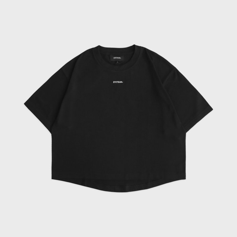 DYCTEAM  - LOGO tee 短版 (black) - 女装 T 恤 - 其他材质 黑色