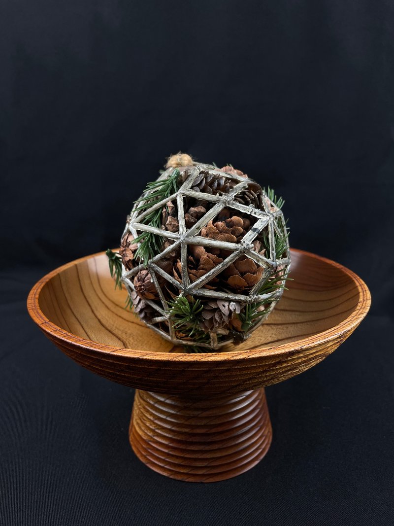 松果球装饰吊饰 - 摆饰 - 植物．花 咖啡色