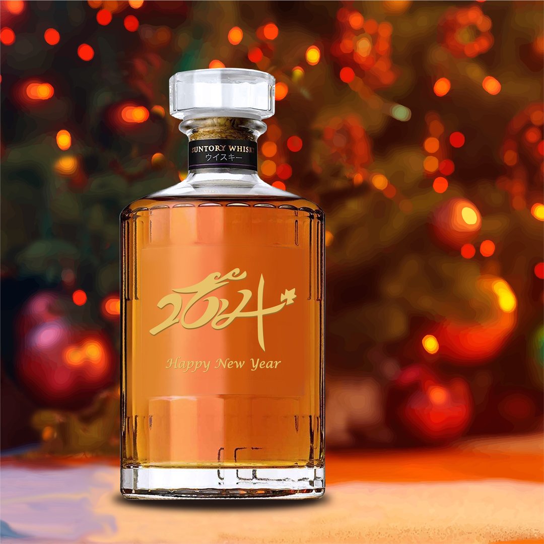 2024 CNY Gifts|Hibiki Japanese Harmony 雕刻礼物 定制化新年礼 - 酒类 - 玻璃 