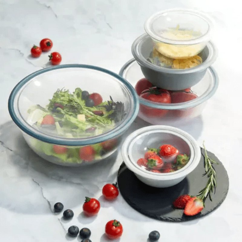 可重复使用且食品级 食物密存套件 | DeliOne FlexiLid Modular S - 便当盒/饭盒 - 其他材质 多色