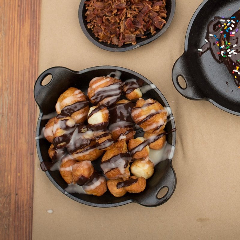 美国LODGE 美国制圆形耐锈铸铁煎烤盘-410ml HMSRD - 锅具/烤盘 - 其他金属 黑色