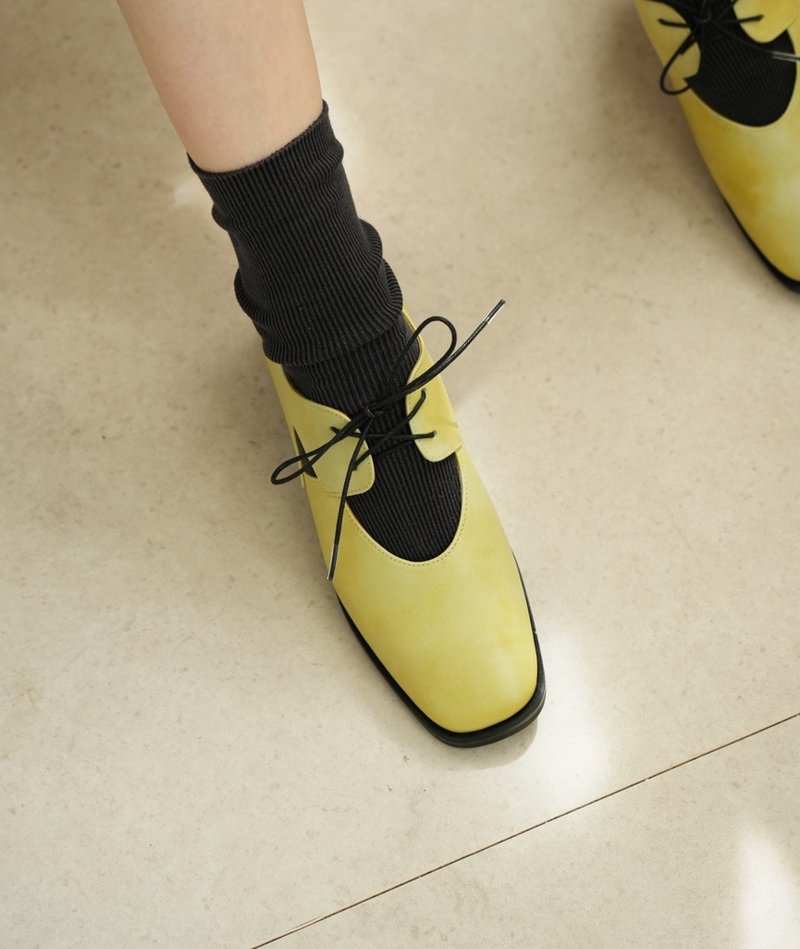 Sample Sale Lely Derby shoes - 玛莉珍鞋 - 真皮 多色