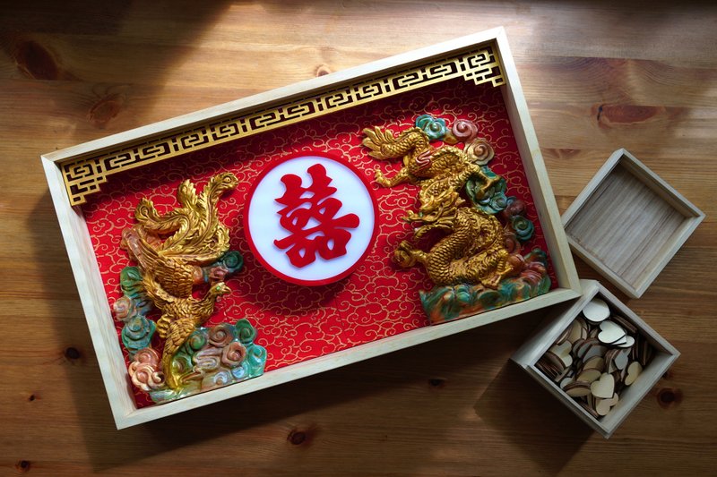 龙凤签到盒 - 婚礼誓言书 - 其他材质 