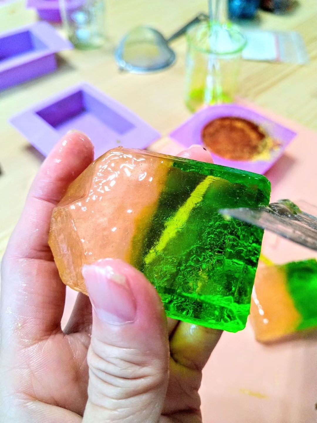 【体验活动】夏日胺基酸宝石保湿皂 手作皂进阶课程(一人成班) - 蜡烛/香氛 - 其他材质 