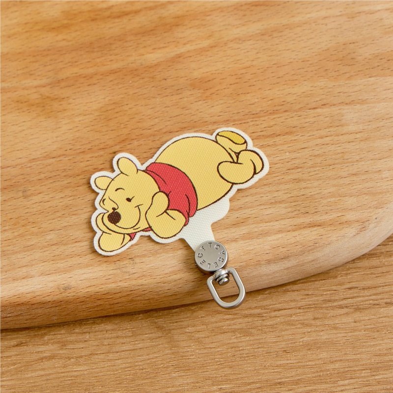 Disney小熊维尼-小熊维尼款托腮旋转手机挂片/夹片 - 其他 - 尼龙 多色