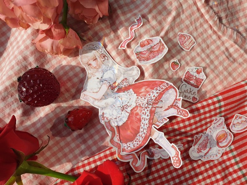 Cake Time 贴纸组 - 贴纸 - 纸 