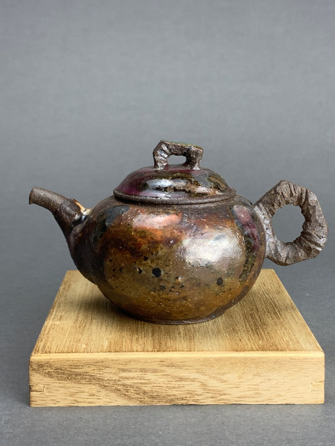 台湾【岩矿手作】岩矿志野壶145ml - 茶具/茶杯 - 陶 