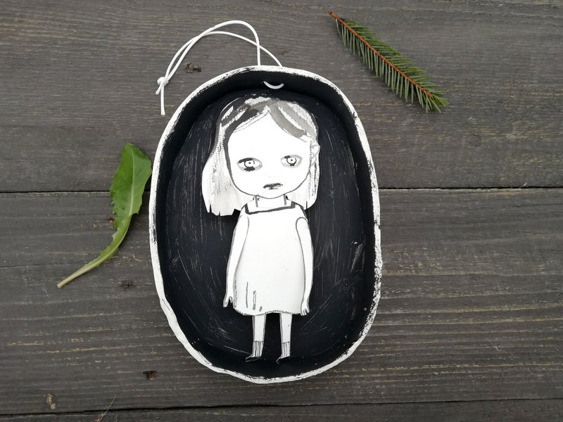 Illustration for home decoration - 画框/相框 - 粘土 黑色