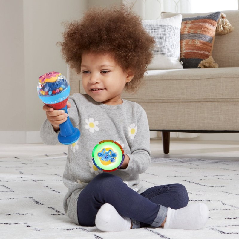 缺货-仅限寄送台湾【LeapFrog】蓝蓝动感沙铃 - 玩具/玩偶 - 塑料 蓝色