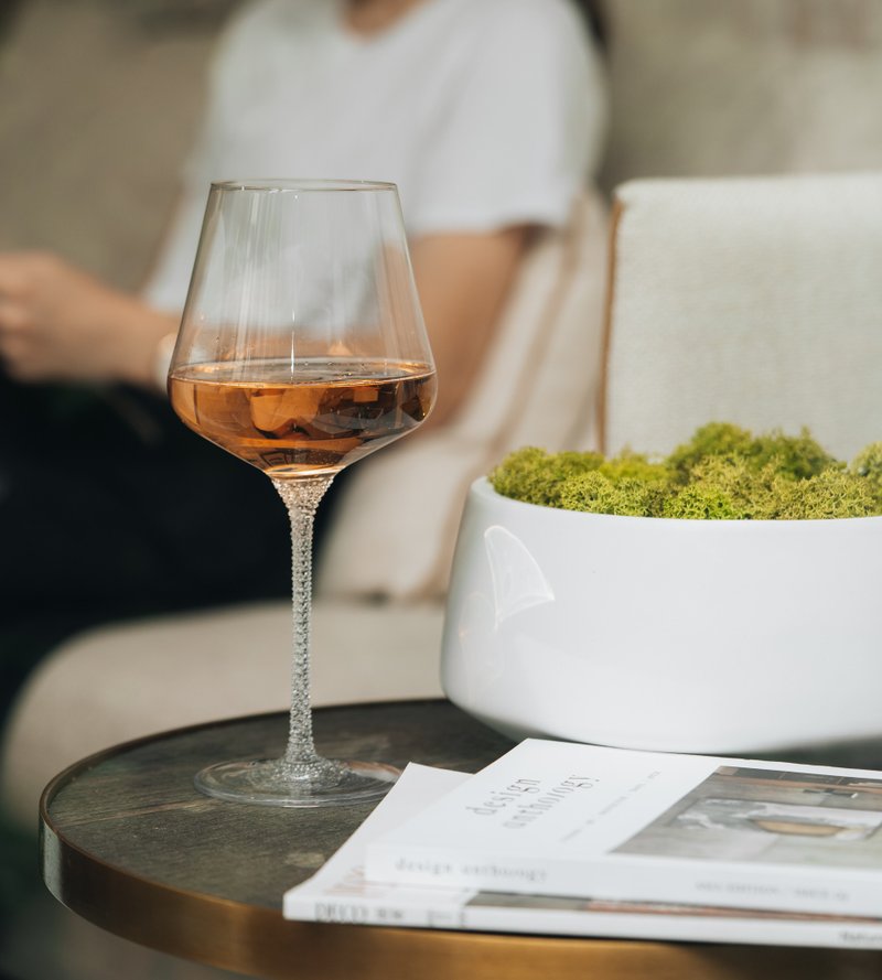 【GRANDI】奥地利 豪华极光710 会呼吸的酒杯 施华洛世奇水钻酒杯 - 酒杯/酒器 - 玻璃 