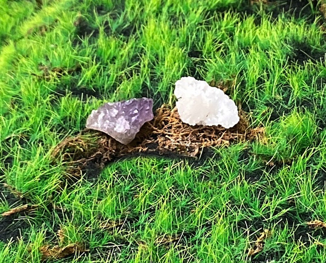 紫晶簇 // 雪霜白水晶 // 能量水晶 // 招财开运  // 快速出货 - 摆饰 - 水晶 多色