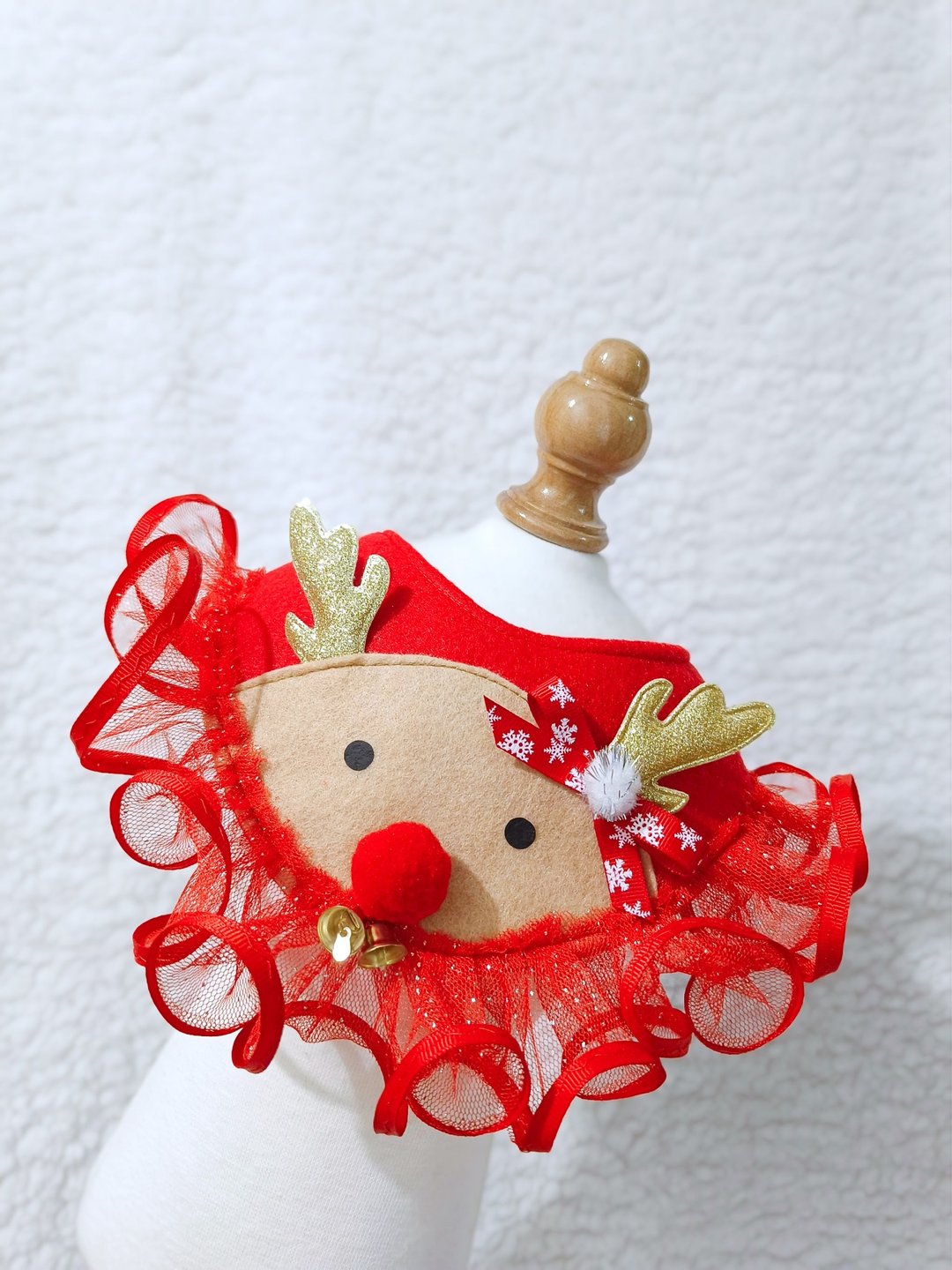 Xmas DEER 女款 圣诞鹿 耶诞节 santa 宠物围巾/颈饰  Christmas - 项圈/牵绳 - 棉 绿色