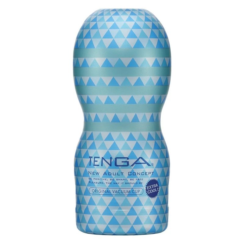 TENGA 真空杯 EXTRA COOL极酷版 一次性飞机杯 - 情趣用品 - 硅胶 蓝色