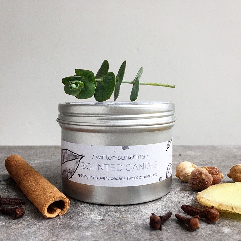 【岁时记】聖誕香薰蜡烛 - 蜡烛/烛台 - 蜡 白色