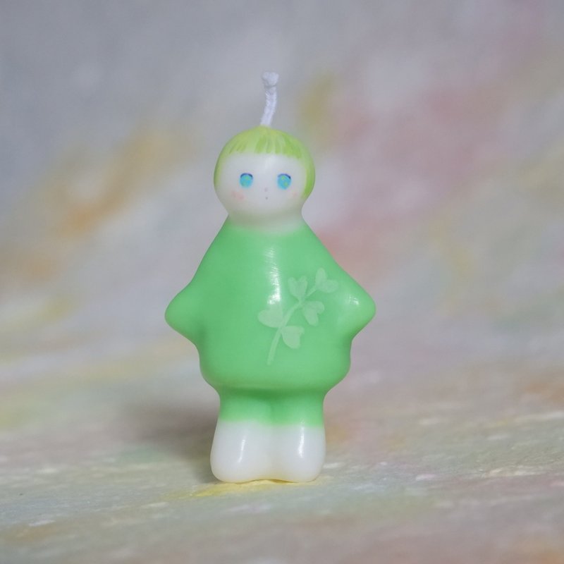 小宝宝 手工香薰蜡烛 绿色发芽小宝宝 - 蜡烛/烛台 - 蜡 