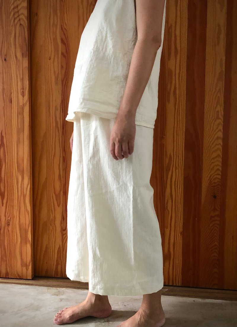 有机棉日常 瑜珈 皮拉提 直筒裤 - 居家服/睡衣 - 棉．麻 多色