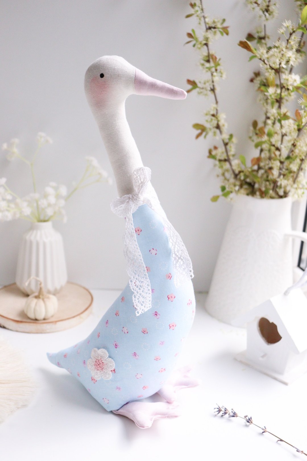 Tilda goose home summer home decor Tilda doll - 其他 - 其他材质 蓝色