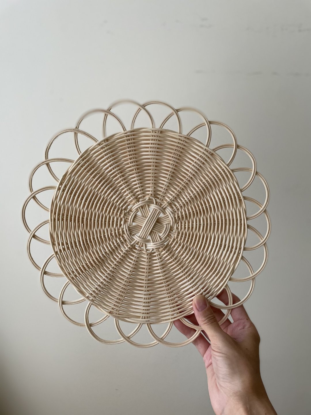2022/3月4月 rattan weaving/藤编 初级课 B:平盘/隔热垫 - 编织/羊毛毡/布艺 - 其他材质 