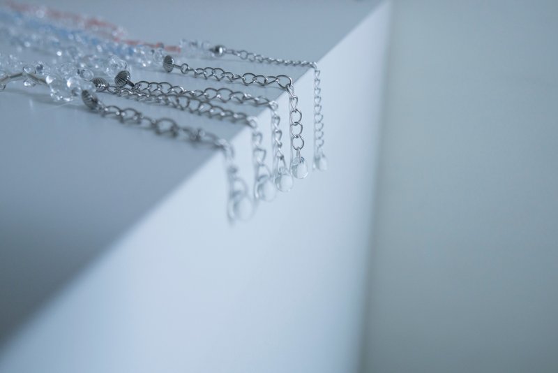 海草 / 玻璃珠项链 - 项链 - 玻璃 多色