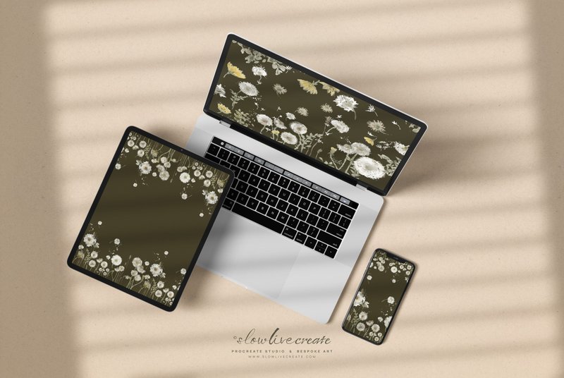 适用于所有设备的蒲公英壁纸 - 电脑手机桌布/贴图/App 图示 - 其他材质 