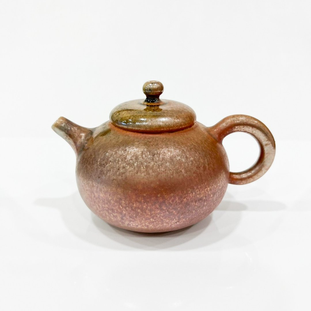 柴烧壶 - 茶具/茶杯 - 陶 橘色