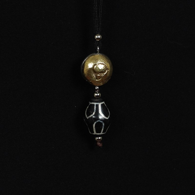 缅甸达隆咒珠-西亚莲花古珠绳链 - 长链 - 其他材质 