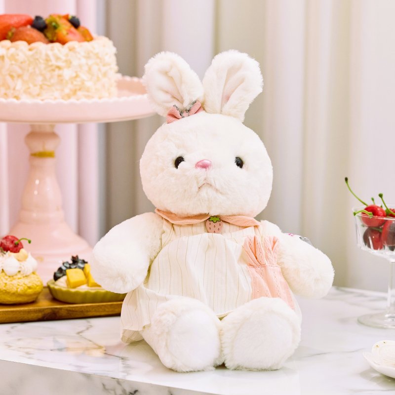 CANDY BEAR 情侣兔 女生款 35cm - 玩偶/公仔 - 聚酯纤维 粉红色