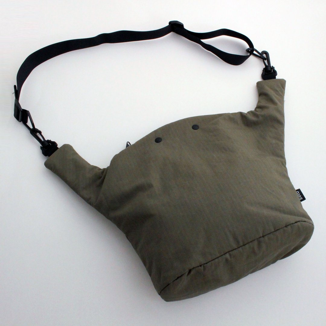 seto / creature bag / Bag with gusset / large / Tachi-sagari / khaki - 侧背包/斜挎包 - 其他人造纤维 卡其色