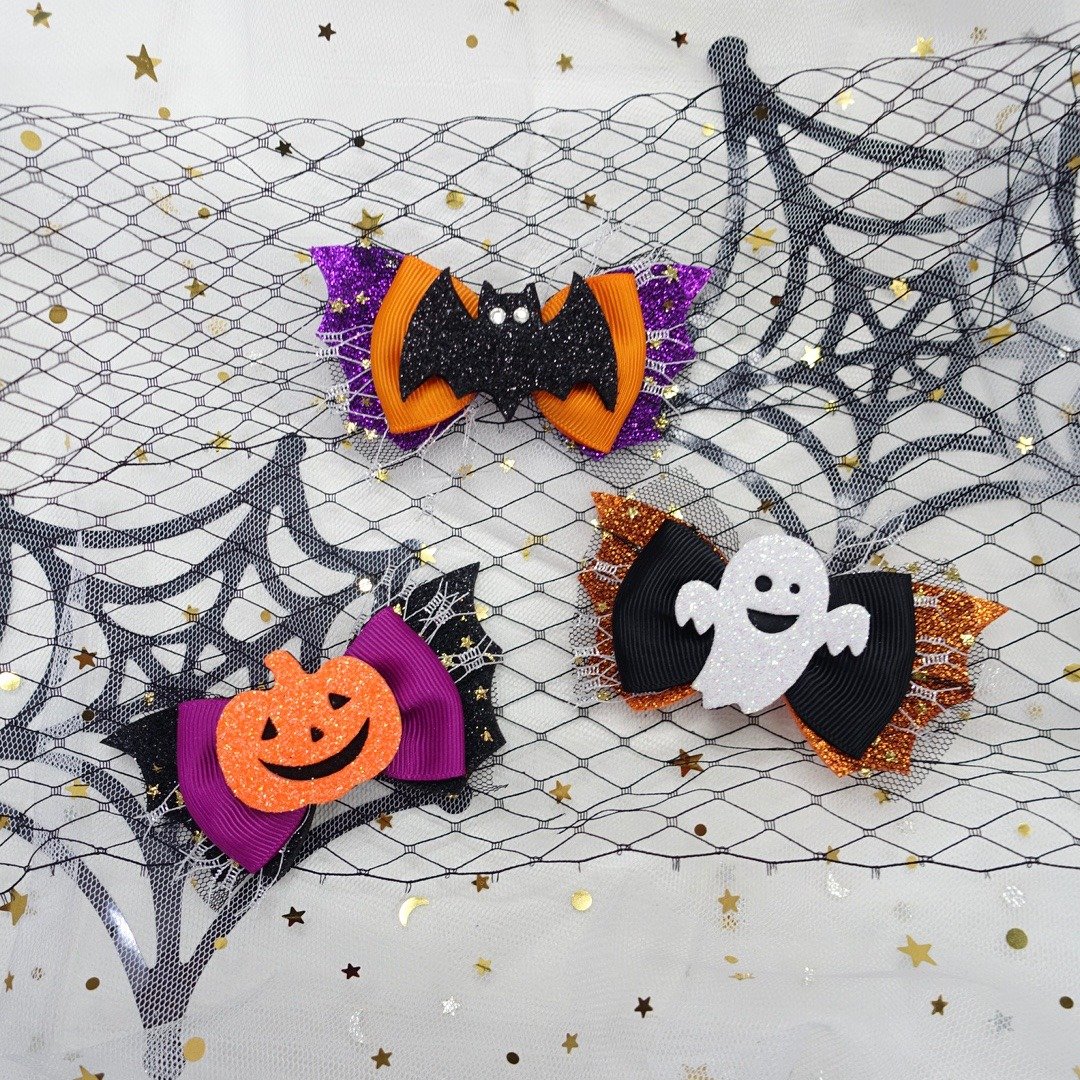 万圣节 Halloween 发饰 南瓜 小鬼 蝙蝠 发夹 - 发饰 - 其他材质 