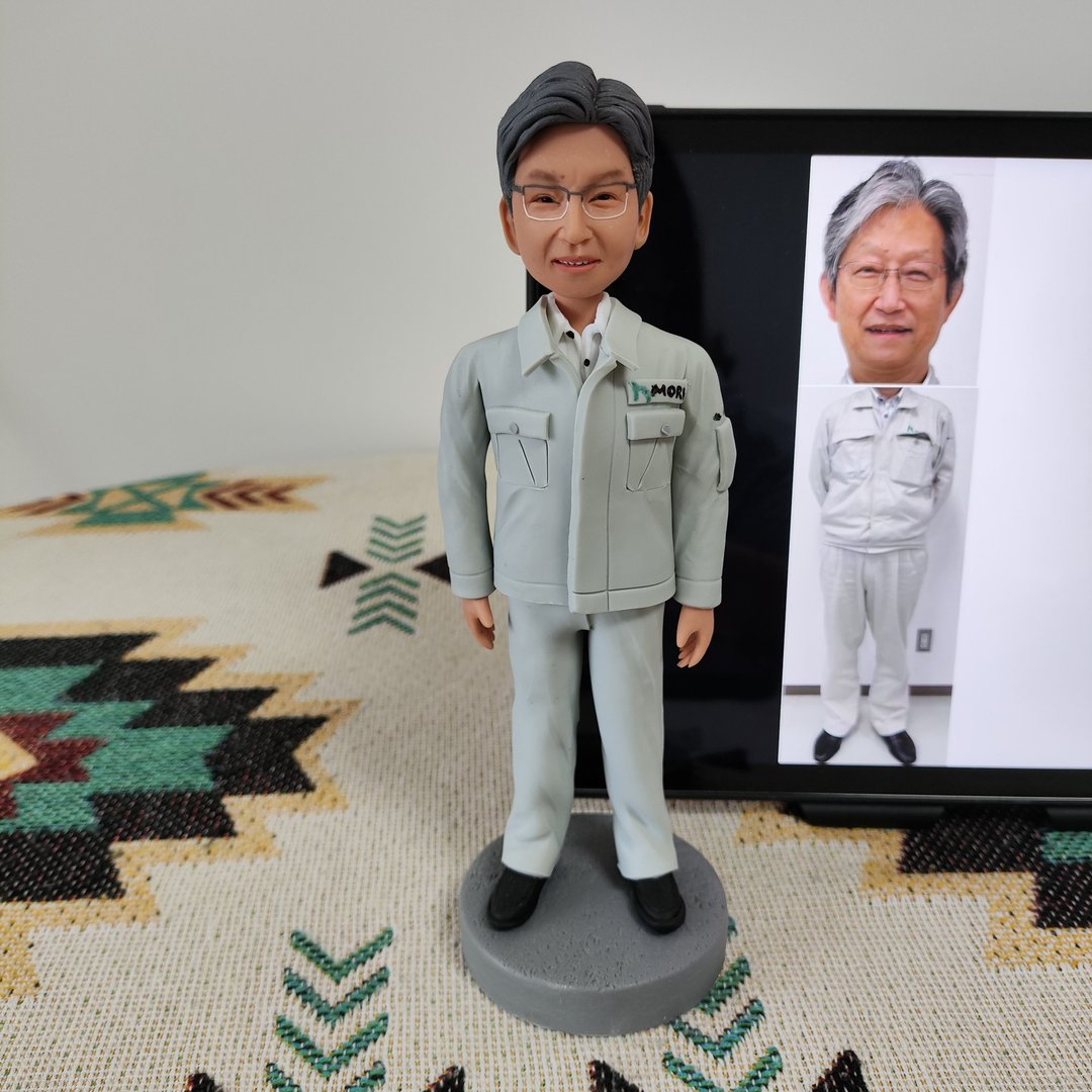 客制化人物公仔 人偶 3D人像画 似颜绘 肖像 定制 生日 纪念 礼物 - 玩偶/公仔 - 粘土 多色