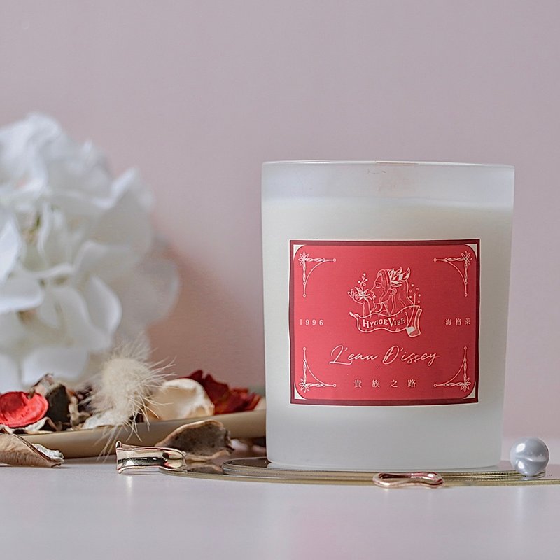 海格莱 HyggeVibe/放松系列-贵族之路 宠物友善 大豆蜡 香氛蜡烛 - 香薰/精油/线香 - 植物．花 白色