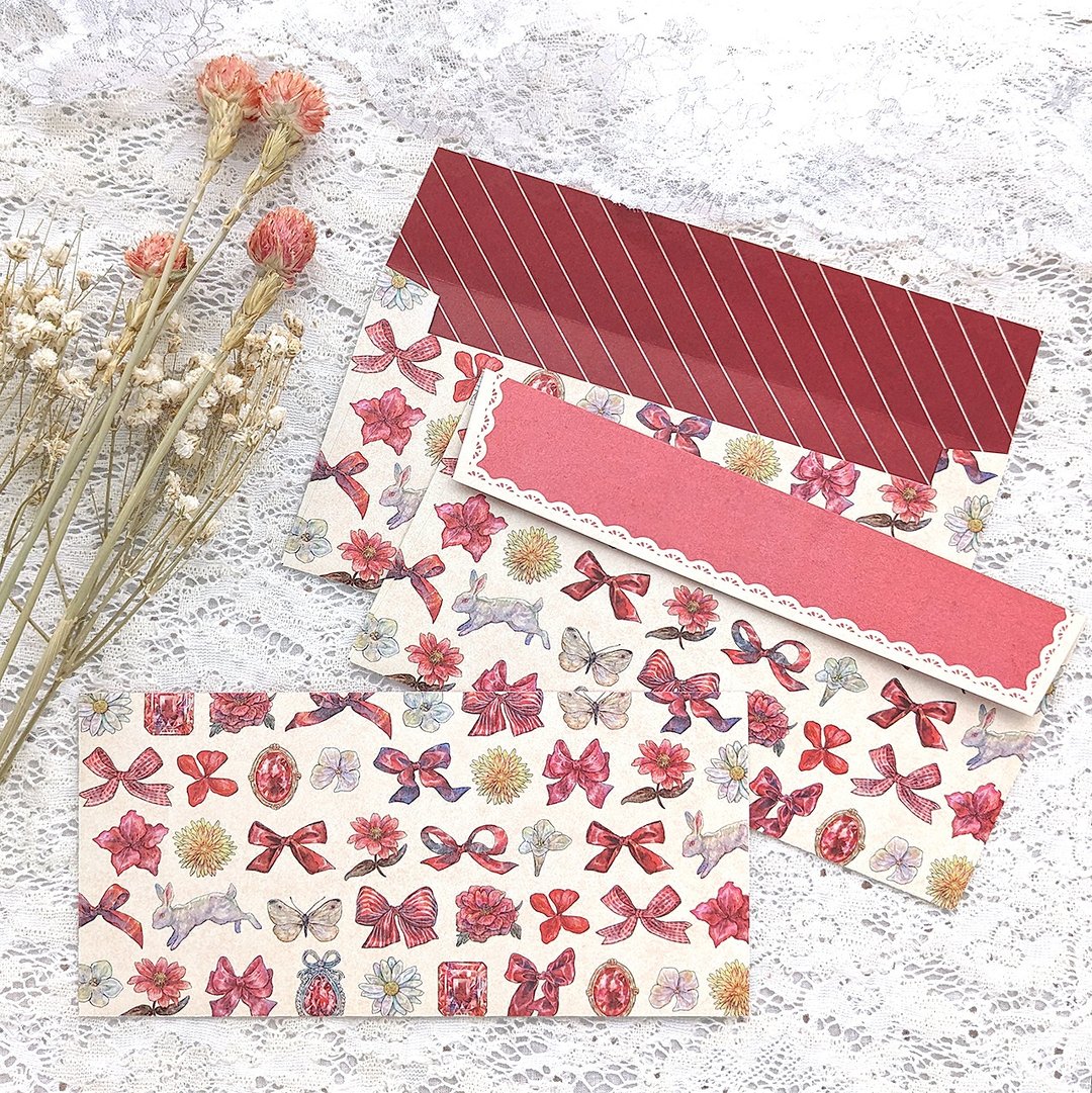 长信封・一笔纸 Spring Collection - 信封/信纸 - 纸 