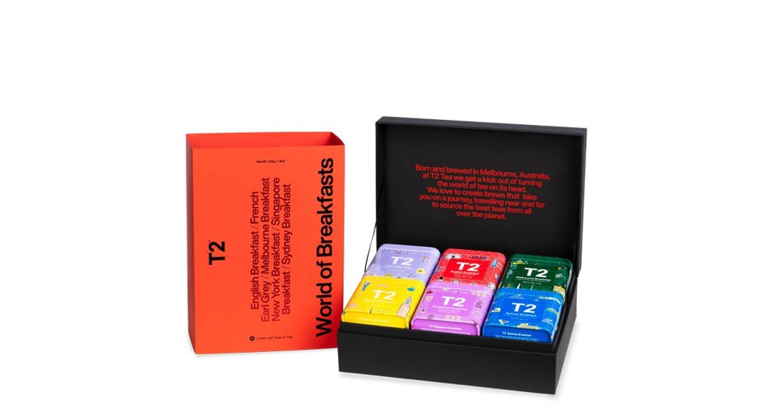 【T2 tea】经典早餐茶礼盒 World of Breakfast Teas - 茶 - 新鲜食材 