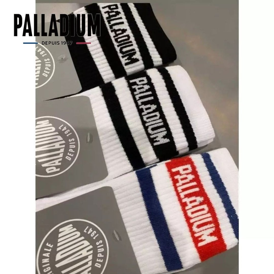 PALLADIUM LOGO袜中筒袜 单包装 三色 SX7381 - 袜子 - 棉．麻 