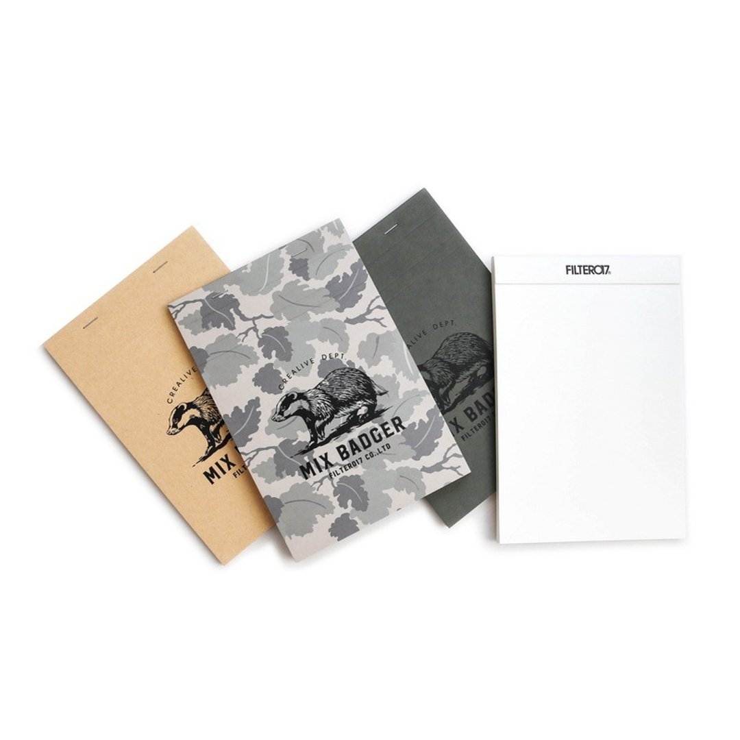 Filter017 x 九口山 Mix Badger Legal Pad 翻页可撕笔记本 - 笔记本/手帐 - 纸 