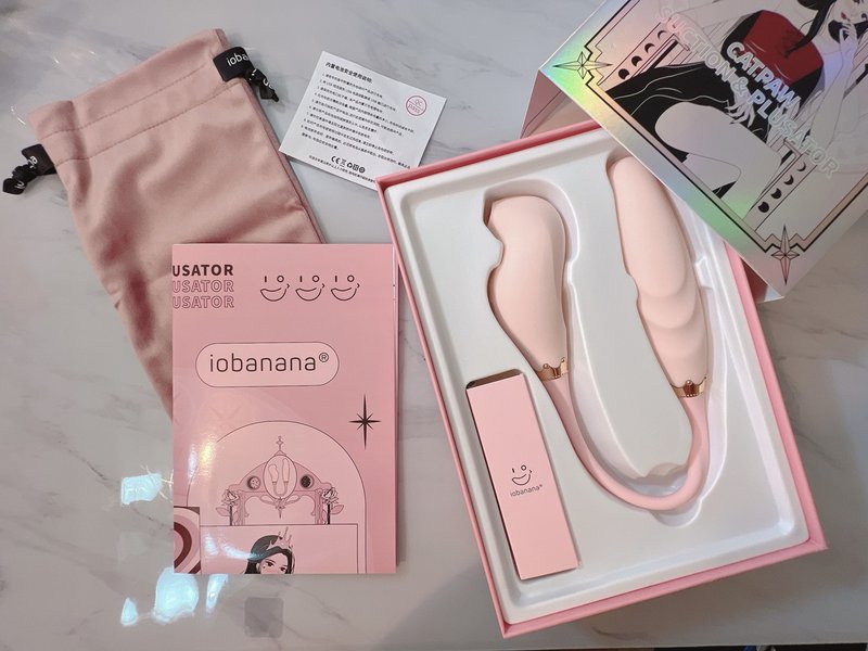正当房慰 iobanana-猫后权杖 吸吮+冲击 吸吮按摩器 (送润滑液) - 情趣用品 - 其他材质 粉红色