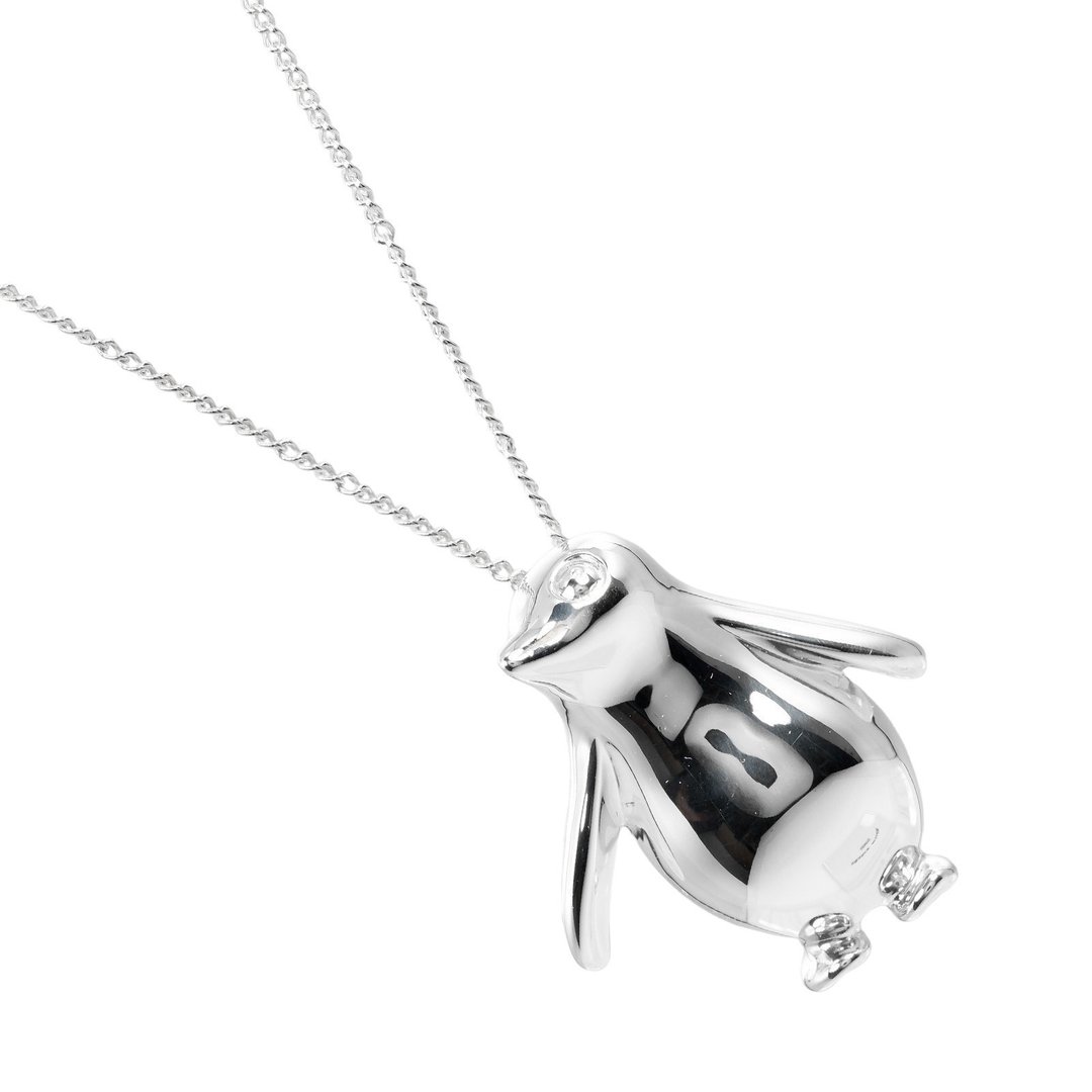 [日本直送] Tiffany & Co. 企鹅项链 925银约5g [二手] A级 - 项链 - 银 银色