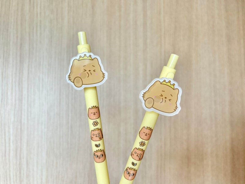 薯仔妹 小薯原子笔 墨水笔 卡通笔 - 圆珠笔/中性笔 - 塑料 黄色