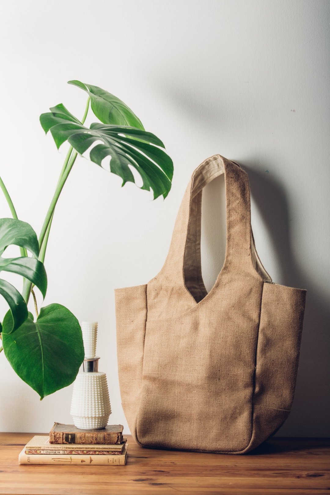 享受精彩潮麻包 Enjoy KK Jute Bag - 侧背包/斜挎包 - 其他材质 卡其色