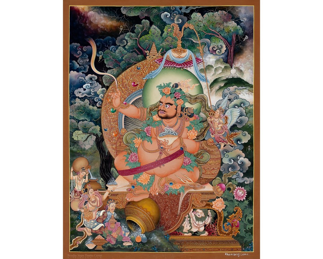 赞巴拉唐卡 – 财富与繁荣的守护神 - A94032 - 墙贴/壁贴 - 其他材质 多色