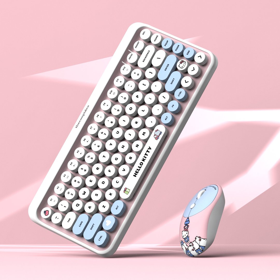 【香港限定】Hello Kitty x thecoopidea TAPPY 无线键盘套装 - 电脑配件 - 其他材质 